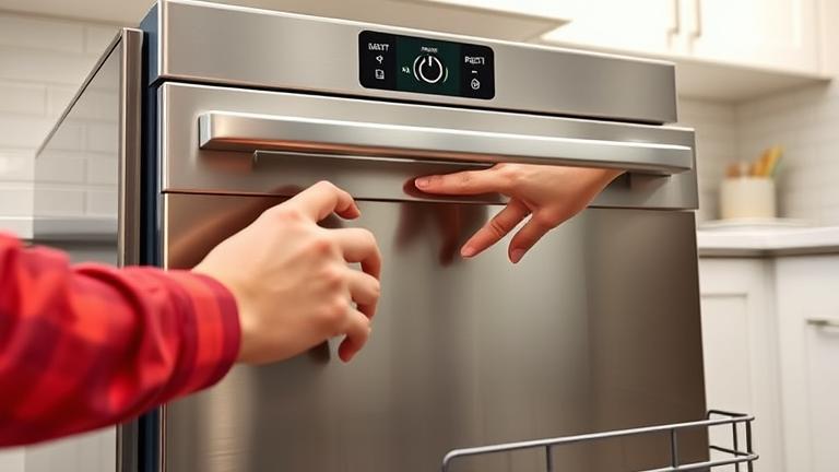 how to reset kitchenaid dishwasher?