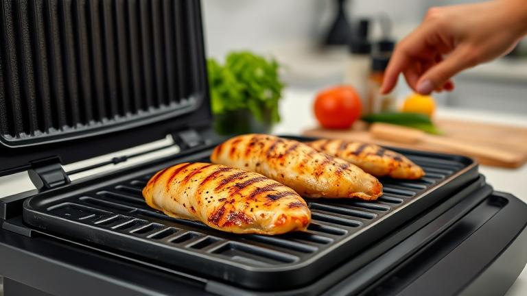 can you cook chicken on a george foreman?