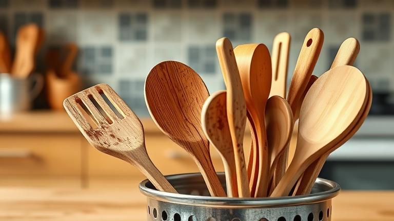 why we should not use wooden utensils for cooking?