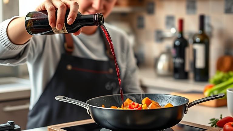 when cooking with wine does the alcohol burn off?