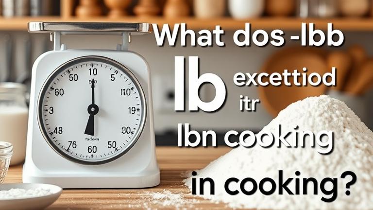 what does lb stand for in cooking?
