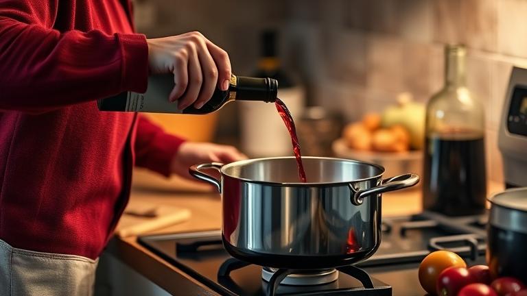 can i cook with opened red wine?