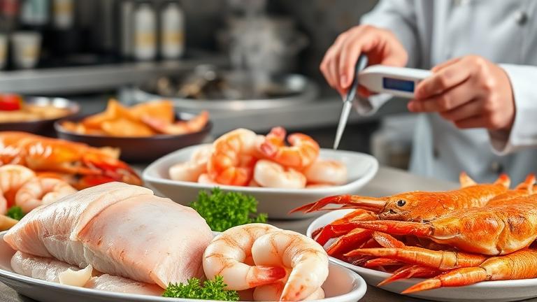 how do you know when seafood is cooked?