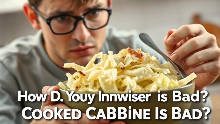 how do you know if cooked cabbage is bad?