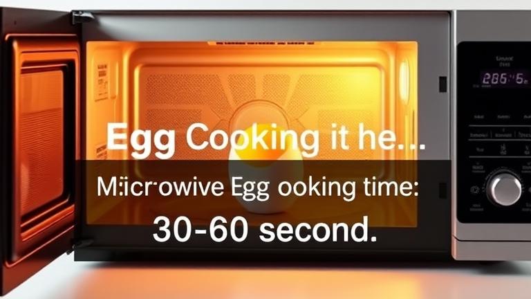 how long does it take to cook an egg in the microwave?