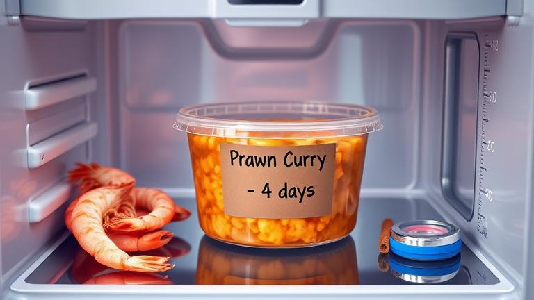 how long does prawn curry last in fridge?