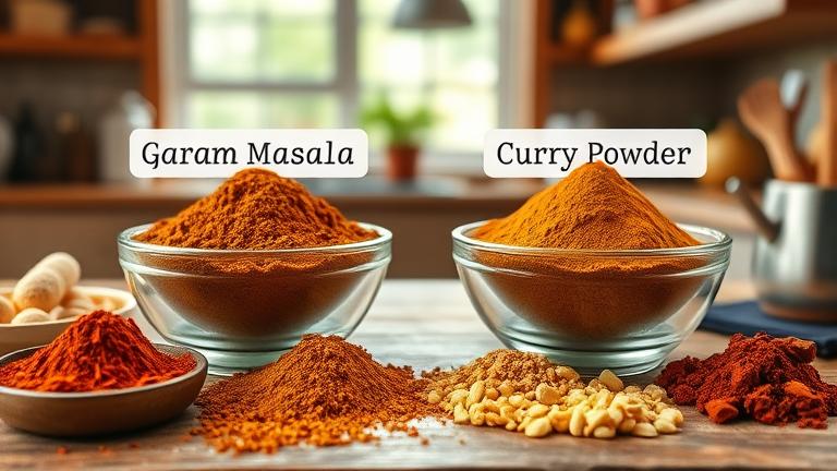is garam masala the same as curry powder?