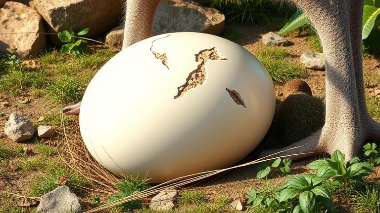 what animal lays the largest eggs?