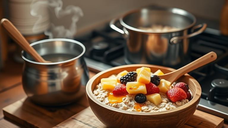how do you cook oats in hot water?