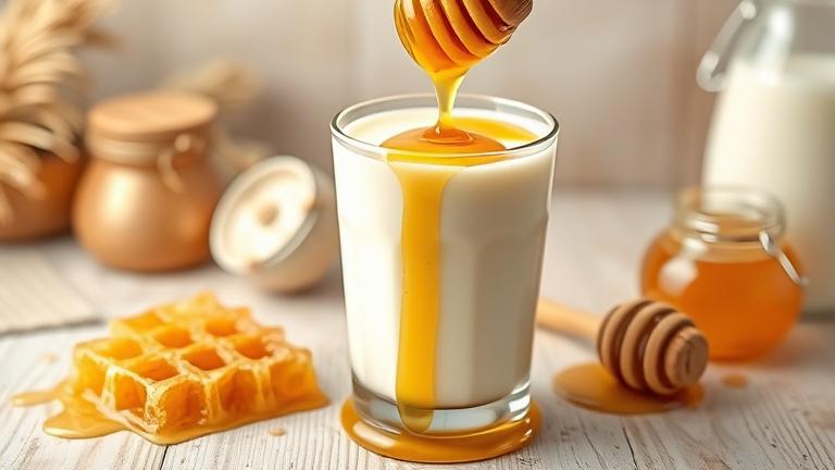 benefits of honey with milk?