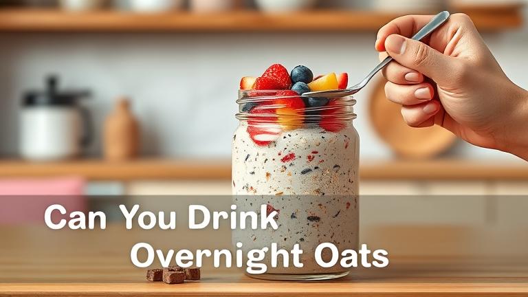 can you drink overnight oats?