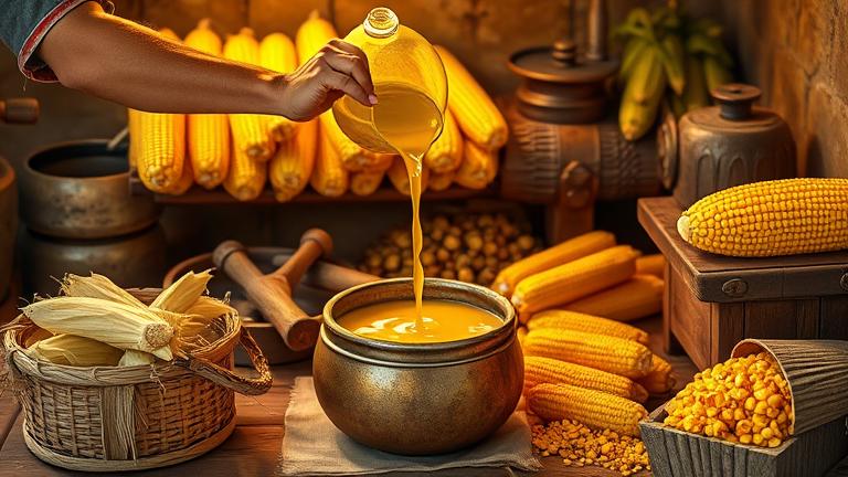 how do you make cooking oil from corn?