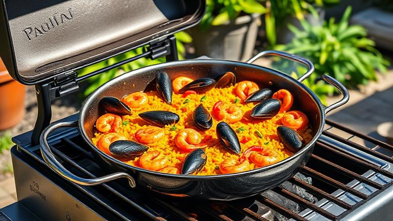 can paella be cooked on a bbq?