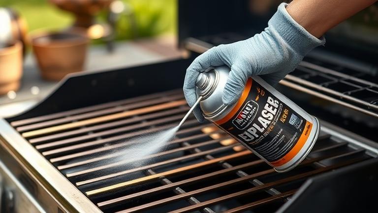 can i spray paint grill grates?