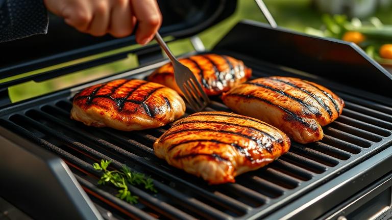 how do you cook chicken breast on a weber grill?