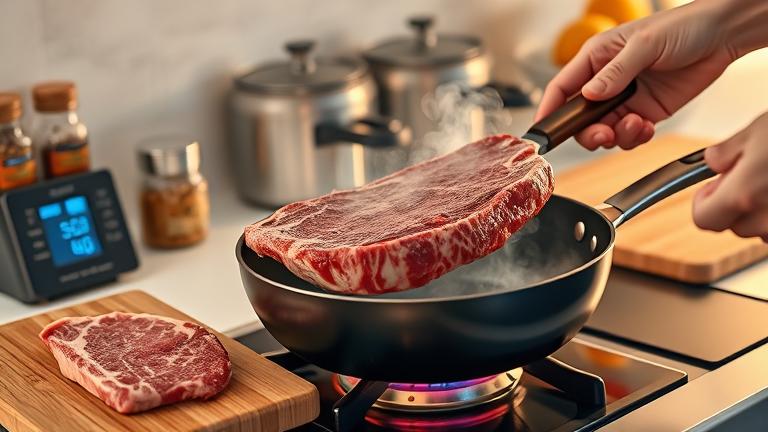 can you get sick from cooking frozen meat?