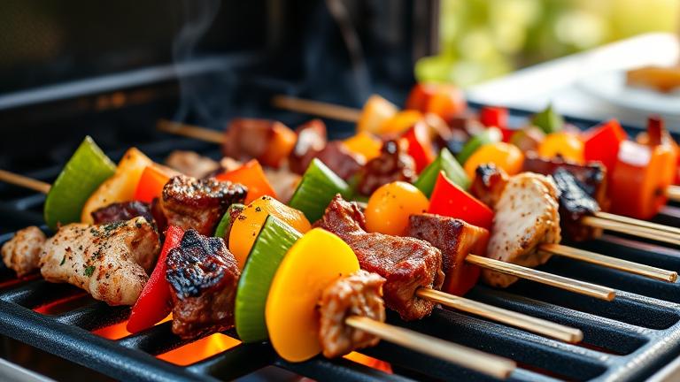 how long do kabobs take on the grill?