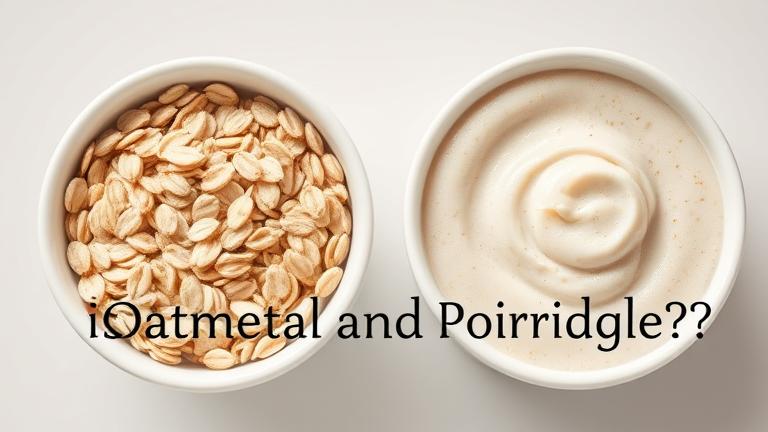 is oatmeal and porridge the same thing? - Test Food Kitchen