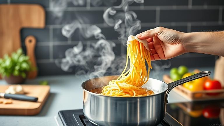 how do you cook frozen noodles?