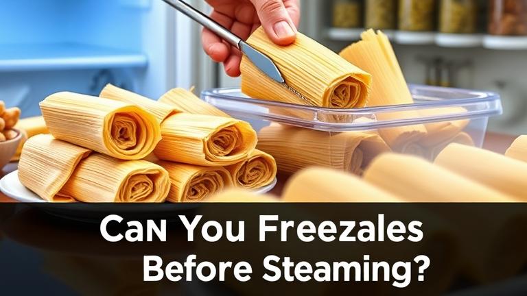 can you freeze tamales before steaming?