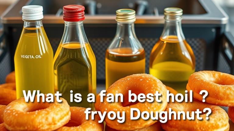 what is the best oil for frying doughnuts?