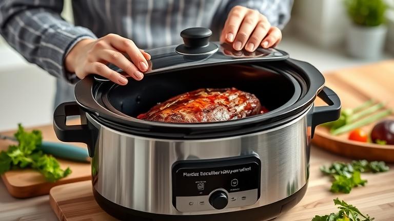can you cook a roast in a slow cooker without water?
