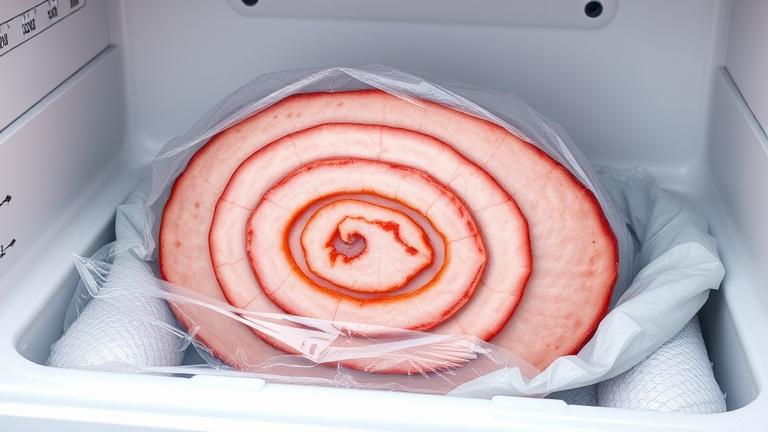 can you freeze a spiral ham?