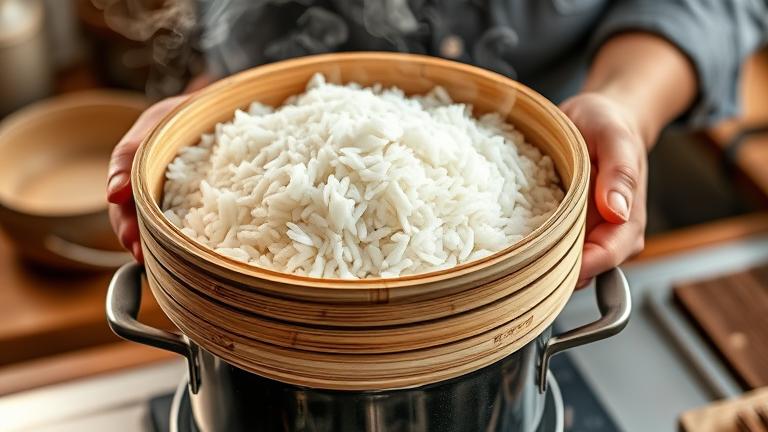 can you use a steamer to cook rice?