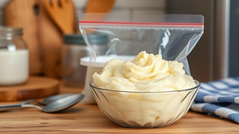 can cooked mashed potatoes be frozen?