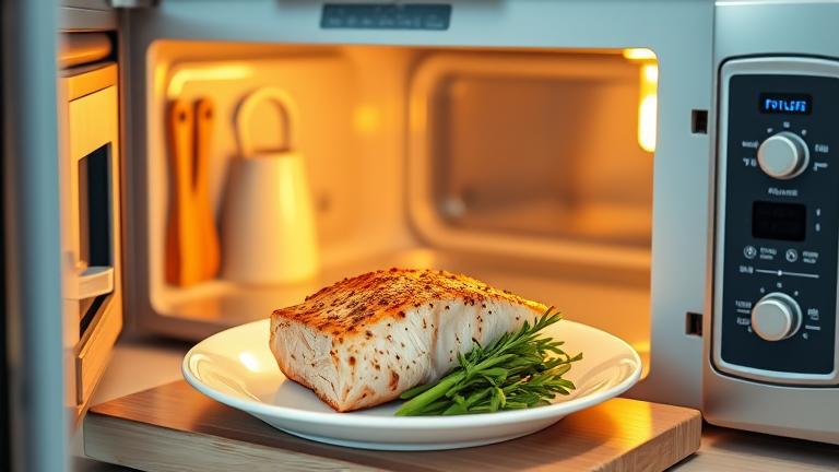 how do you reheat cooked fish?