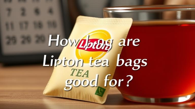 how long are lipton tea bags good for?