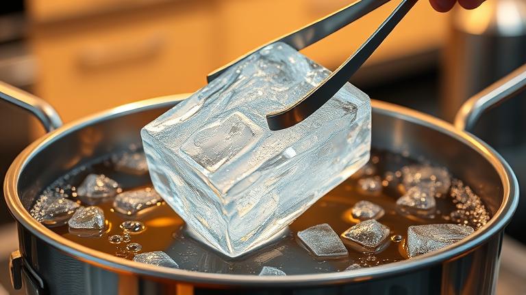 how do you deep fry ice?