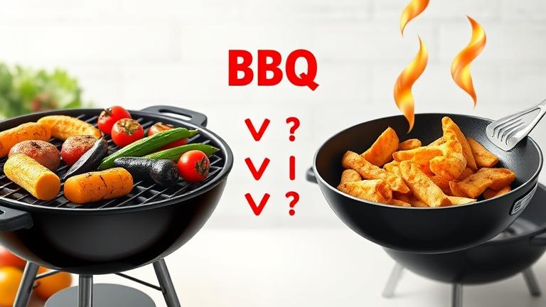 is bbq healthier than frying?
