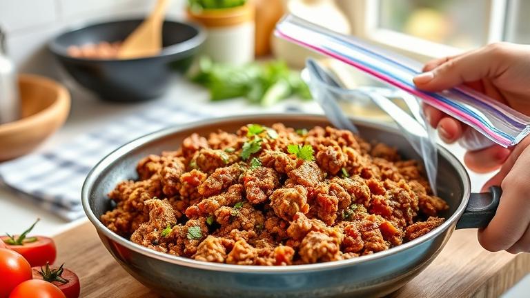 can you freeze taco meat?