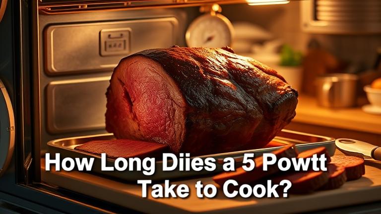 how long does a 5 pound roast take to cook?