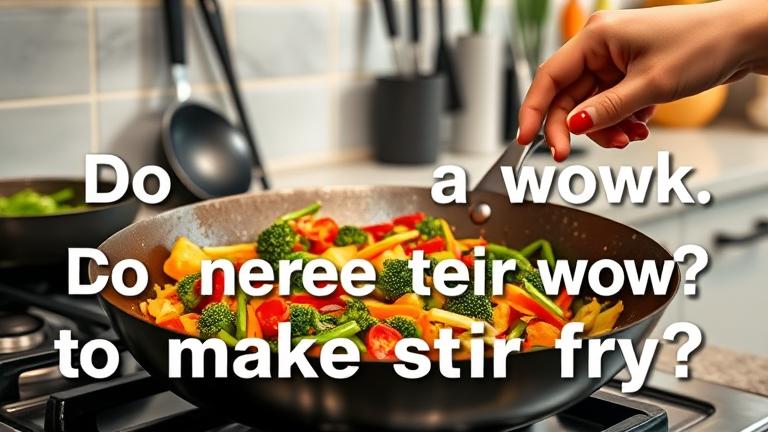 do you need a wok to make stir fry?