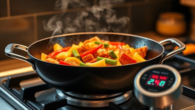 what temperature do you stir fry?