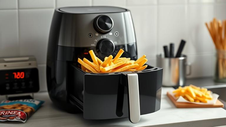 how many frozen fries are in an air fryer?