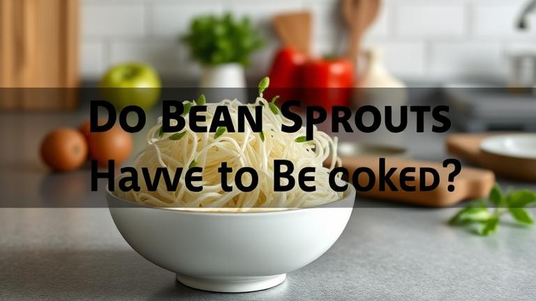 do bean sprouts have to be cooked?