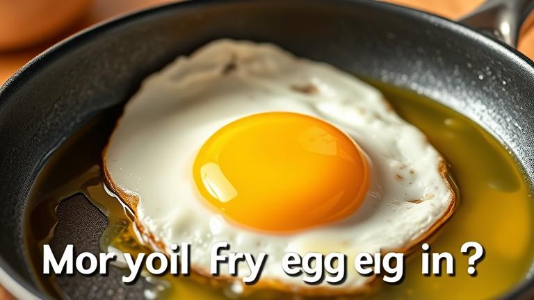 what oil do you fry eggs in?