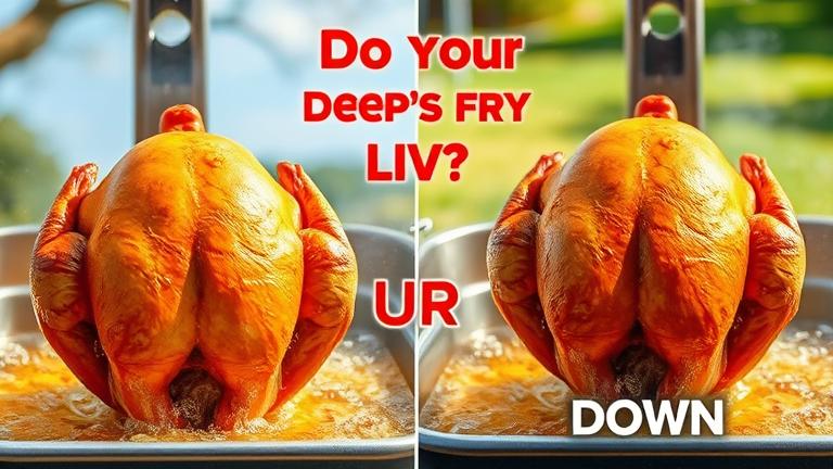 do you deep fry a turkey breast up or down? - Test Food Kitchen