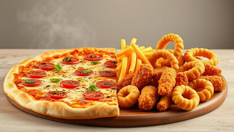 is pizza better than fried food?