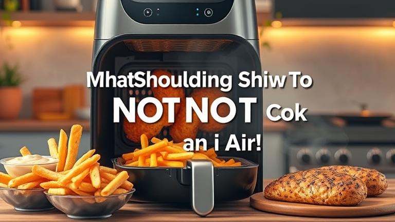 what should you not cook in an air fryer?