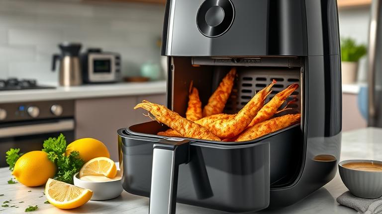 how do you cook frozen scampi in an air fryer?