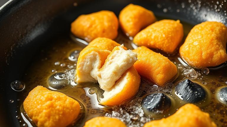 why does batter fall off frying?