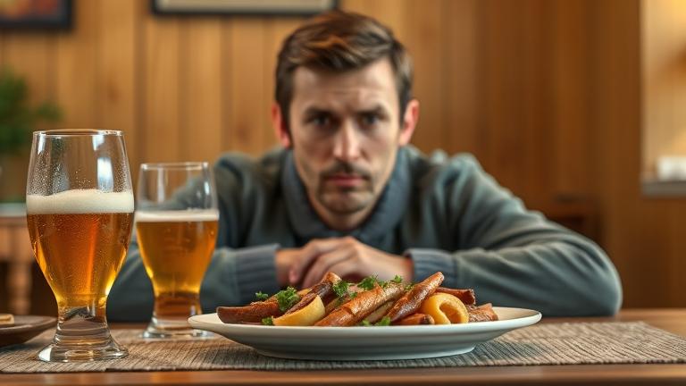 can alcoholics eat food cooked with beer?
