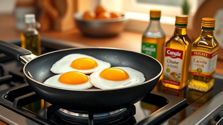 which cooking oil is best for frying eggs?