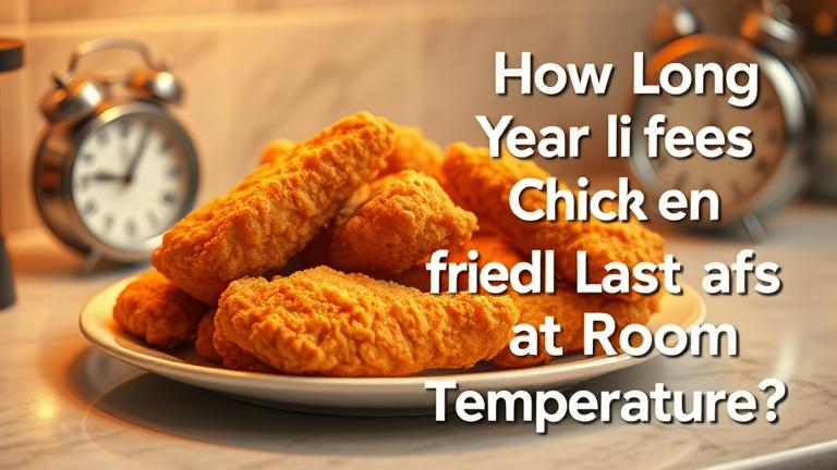 how long can fried chicken last at room temperature?
