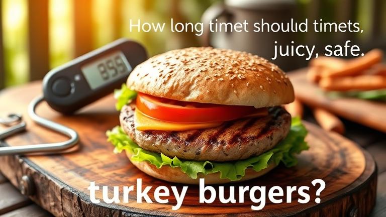 how long should you cook turkey burgers?