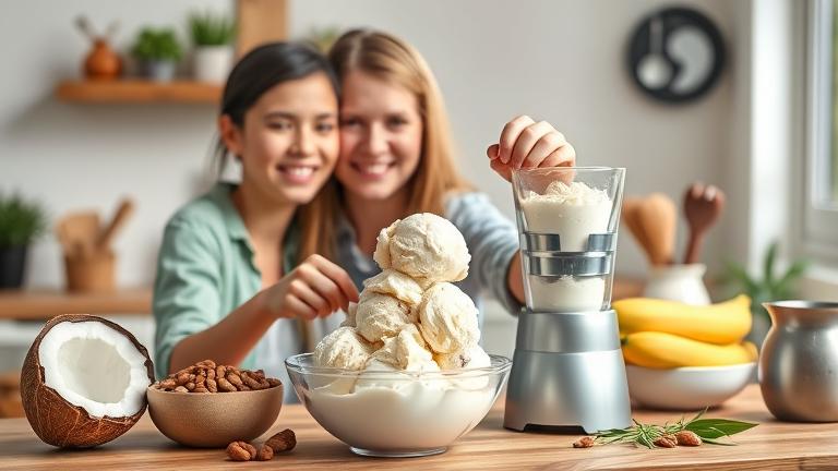 how is vegan ice cream made?